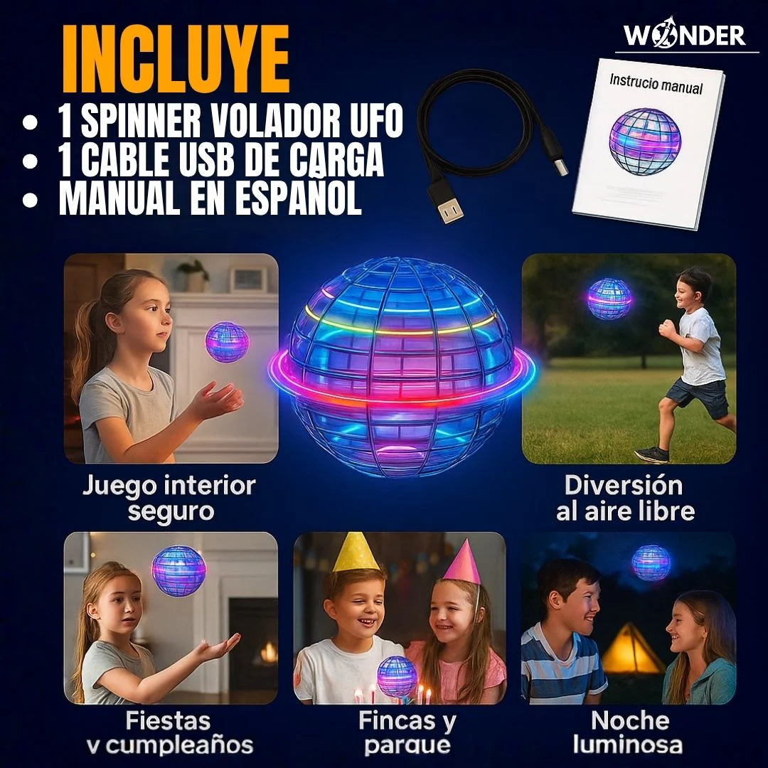 JUGUETE SPINNER BOLA VOLADORA | COMPRE 1 Y LLEVE 2 SOLO HOY