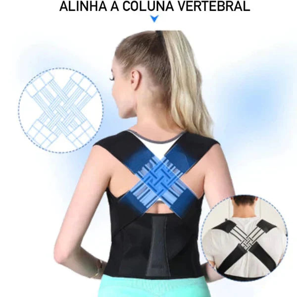 CORRECTOR DE POSTURA FLEX - 🎁 GRATIS MINI MASAJEADOR EMS - ENVÍO GRATUITO