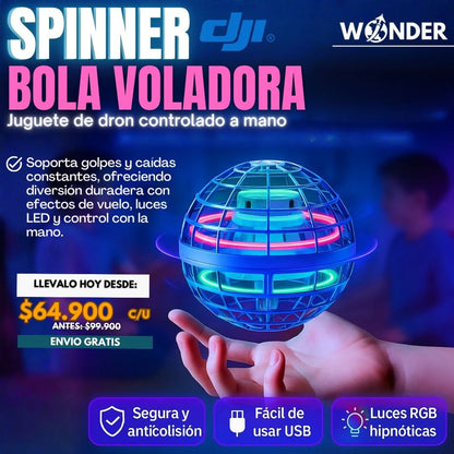 JUGUETE SPINNER BOLA VOLADORA | COMPRE 1 Y LLEVE 2 SOLO HOY