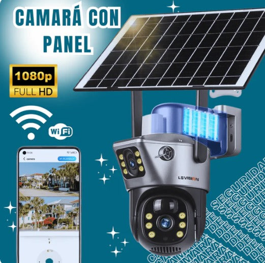 Cámara de Seguridad PANER SOLAR  - 🎁¡Compra 1, Llévate 2!